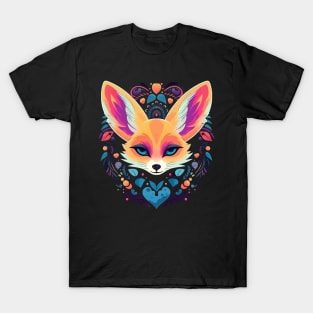 Fennec Fox Valentine Day T-Shirt